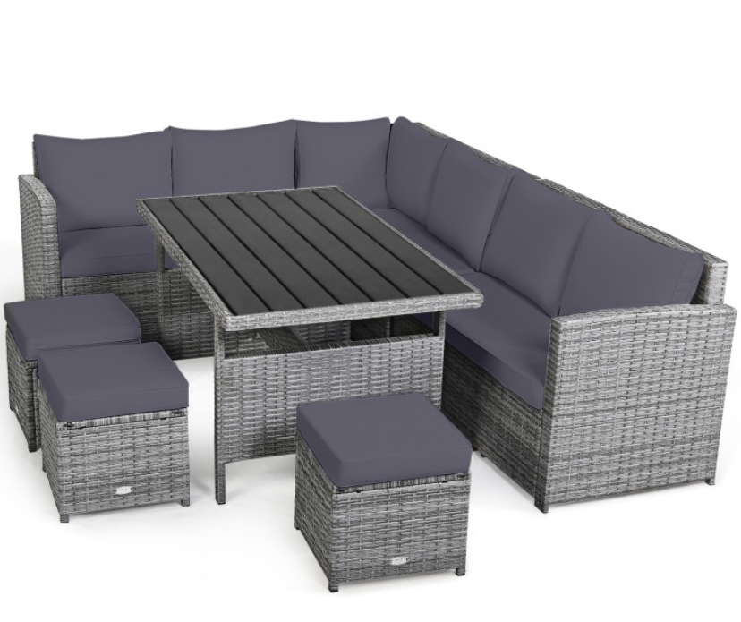 #664-08162 LAST 15 REMAINING CHANCES ON TB#631 FOR THE COSTWAY 7 PCS. PATIO RATTAN DINING SET (36 chances @ $6.00 ea.)